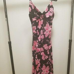 Pink and Black Summer Dress